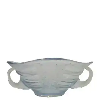 (image for) Sowerby #2614 Art Deco 1930's Blue Glass Elephant Bowl