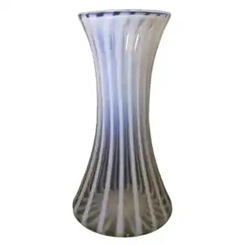 (image for) Large Victorian Vaseline/Uranium Yellow Glass Vase