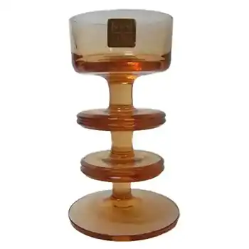 (image for) Kings Lynn/Wedgwood Sheringham Glass Candlestick RSW13