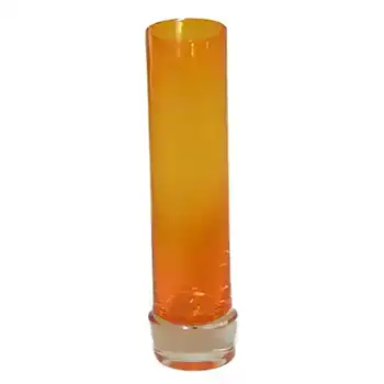 (image for) Scandinavian / Swedish Orange Glass Vintage Vase