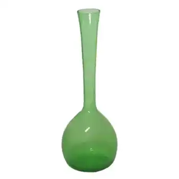 (image for) Scandinavian/Swedish 1950's/60's Green Glass Bottle Vase