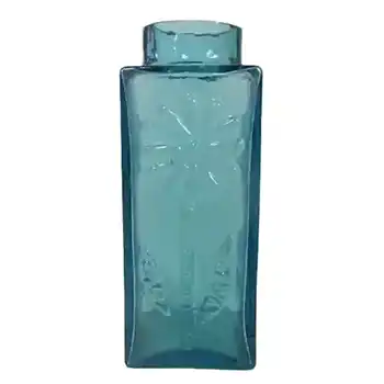 (image for) Dartington #FT59 Frank Thrower Blue Glass 'Daisy' Vase