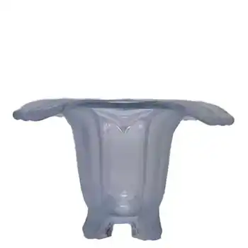 (image for) Sowerby #2631 Art Deco 1930's Blue Glass Posy Bowl/Vase