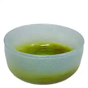 (image for) Ekenas Blue + Green Glass Bowl - Signed John-Orwar Lake