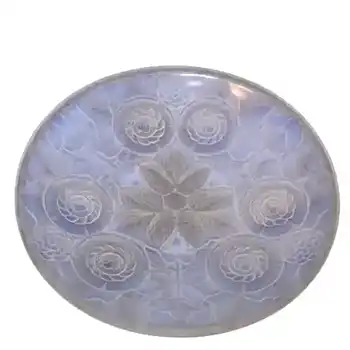 (image for) French Art Deco 1920's Opaline/Opalescent Glass Bowl