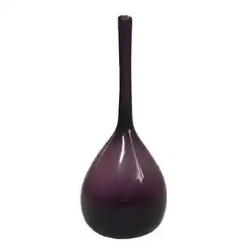 (image for) Scandinavian/Swedish 1950's/60's Purple Glass Bottle Vase