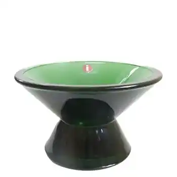 (image for) Iittala Green Glass Kaj Franck 'Kartio' Candle Votive