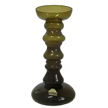 (image for) Ingrid/Ingridglas Green Glass Vase/Candlestick - Label