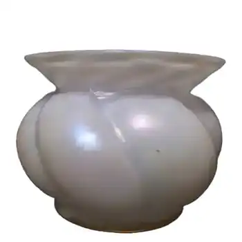 (image for) Kralik Art Nouveau 1900's Iridescent Mother-of-Pearl Glass Vase