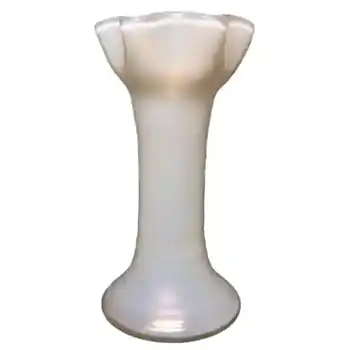 (image for) Kralik Art Nouveau 1900's Iridescent Mother-of-Pearl Glass Vase