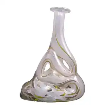 (image for) Maltese Mtarfa Organic Iridescent Glass Sculpture Vase