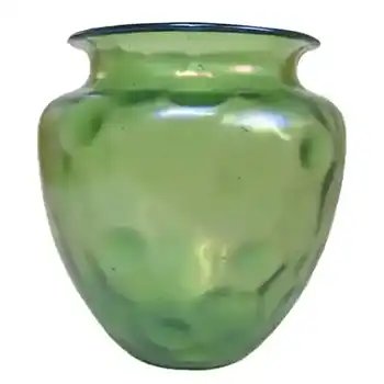 (image for) Loetz / Lötz Art Nouveau 1900's Glass Creta Rusticana Vase