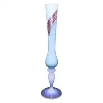 (image for) French Opalescent Glass Vase by Pierre Schneider - Labelled