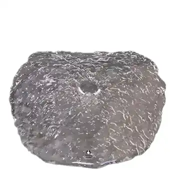 (image for) Pukeberg Textured Glass Candlestick Holder - Labelled