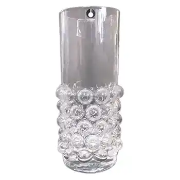 (image for) Pukeberg Swedish Textured Glass Vase - Labelled