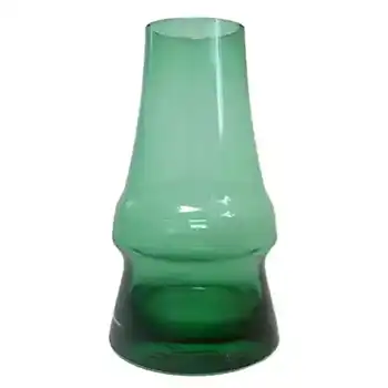 (image for) Riihimaki 'Piippu' Riihimaen Aimo Okkolin Green Glass Vase