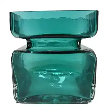 (image for) Riihimaki 'Pala' Riihimaen Helena Tynell Green Glass Vase