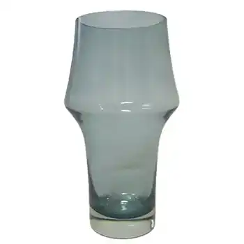 (image for) Riihimaki / Riihimaen Lasi Oy Finnish Blue Vintage Glass Vase