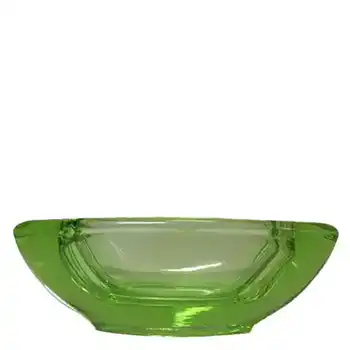 (image for) Sklo Union Rosice Green Glass Bowl - Václav Hanuš #5116