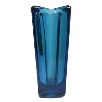 (image for) Rosice Sklo Union Blue Glass Vase Miroslav Kubinec #472