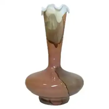 (image for) Stelvia Large Italian Sandy/White Glass Vase