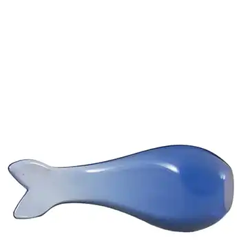 (image for) Wedgwood Blue Glass Fish Paperweight RSW74 - Marked