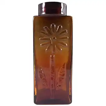 (image for) Dartington #FT59 Frank Thrower Flame Red Glass Daisy Vase