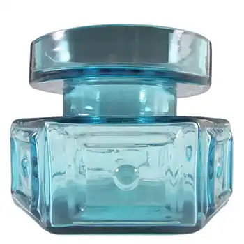 (image for) Dartington #FT88 Frank Thrower Kingfisher Blue Glass Vase