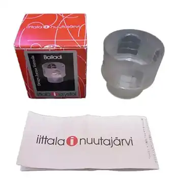 (image for) Iittala Glass Jorma Vennola 'Balladi' Candle Votive - Boxed
