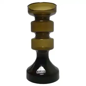 (image for) Ingrid/Ingridglas Green Glass Vase/Candlestick - Label