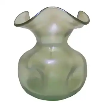 (image for) Loetz / Lötz Art Nouveau Green Glass Olympia Glatt Vase
