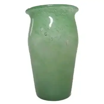 (image for) Stevens + Williams/Royal Brierley Clouded Green Glass Vase