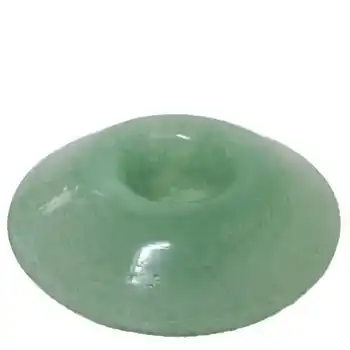 (image for) Nazeing Clouded Mottled Green Bubble Glass Posy Bowl