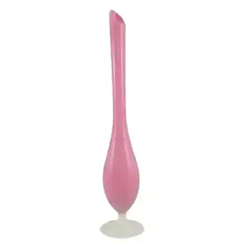 (image for) French or Italian Opalescent/Opaline Pink Glass Vase