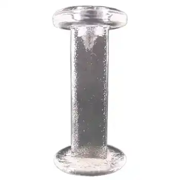 (image for) Pukeberg Swedish Textured Glass Candlestick - Labelled