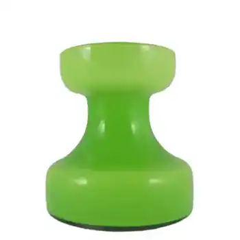 (image for) Empoli 1970's Italian Acid Green Cased Glass Retro Vase