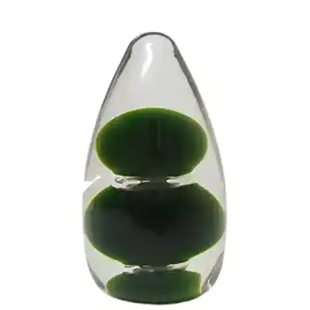 (image for) Wedgwood Green Glass Domed Paperweight SGII - Marked