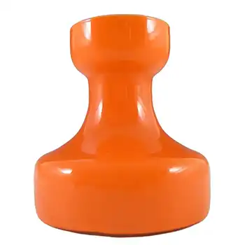 (image for) Empoli Italian Scandinavian Style Orange Cased Glass Vase