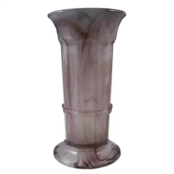 (image for) Davidson #279 Art Deco 8" Purple Cloud Glass Vase