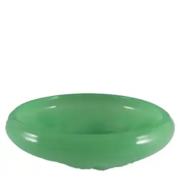(image for) Jobling #5000 Art Deco Uranium Jade Green Glass Fircone Bowl