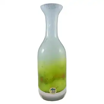(image for) Ekenas Blue + Green Glass Vase by John-Orwar Lake - Label