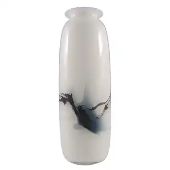 (image for) Holmegaard 'Atlantis' White Glass 5.75" Vase by Michael Bang