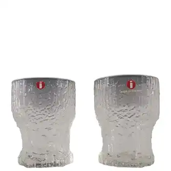 (image for) Iittala Finnish Glass Aslak Shot Glasses by Tapio Wirkkala