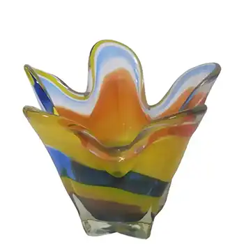 (image for) Iwatsu Japanese Cased Glass Vase - Labelled "Best Art Glass"