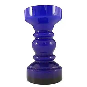 (image for) Japanese Blue Cased Hooped Glass Vase - Swedish Style