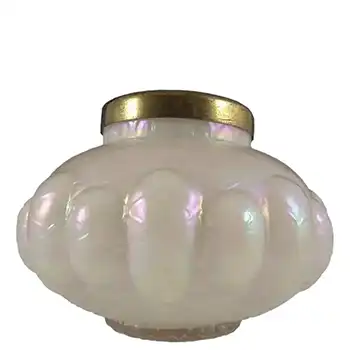 (image for) Kralik Art Nouveau 1900's Iridescent Mother-of-Pearl Glass Vase