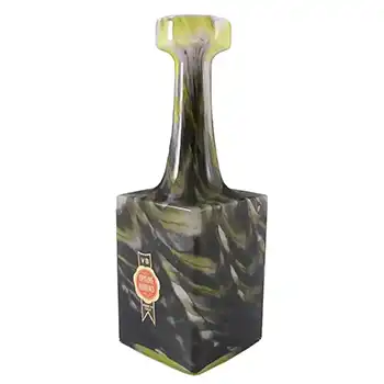 (image for) V.B. Opaline Florence Italian Empoli Glass Vase - Labelled