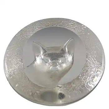 (image for) Mats Jonasson #9177 Glass Fox Paperweight - Signed