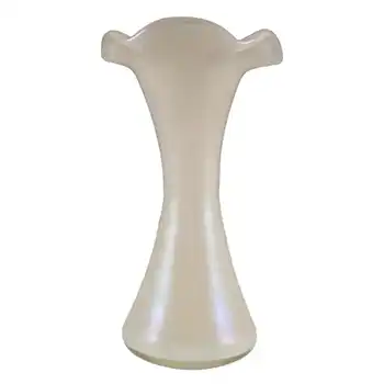 (image for) Kralik Art Nouveau 1900's Iridescent Mother-of-Pearl Glass Vase