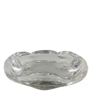 (image for) Orrefors 1950s Scandinavian Glass Polaris Bowl - Signed
